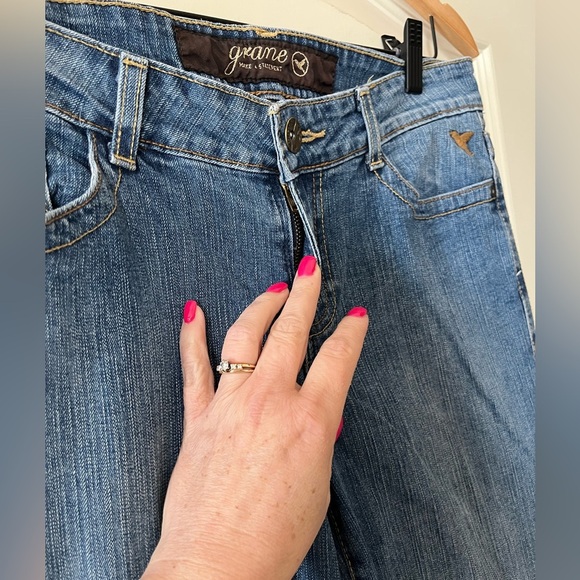 Grane Juniors Medium Wash Boot Cut Jeans Size 9 - Picture 8 of 16